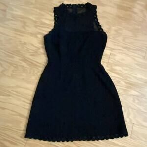 Sam Edelman LBD with Grommets and Scalloped Trim 2